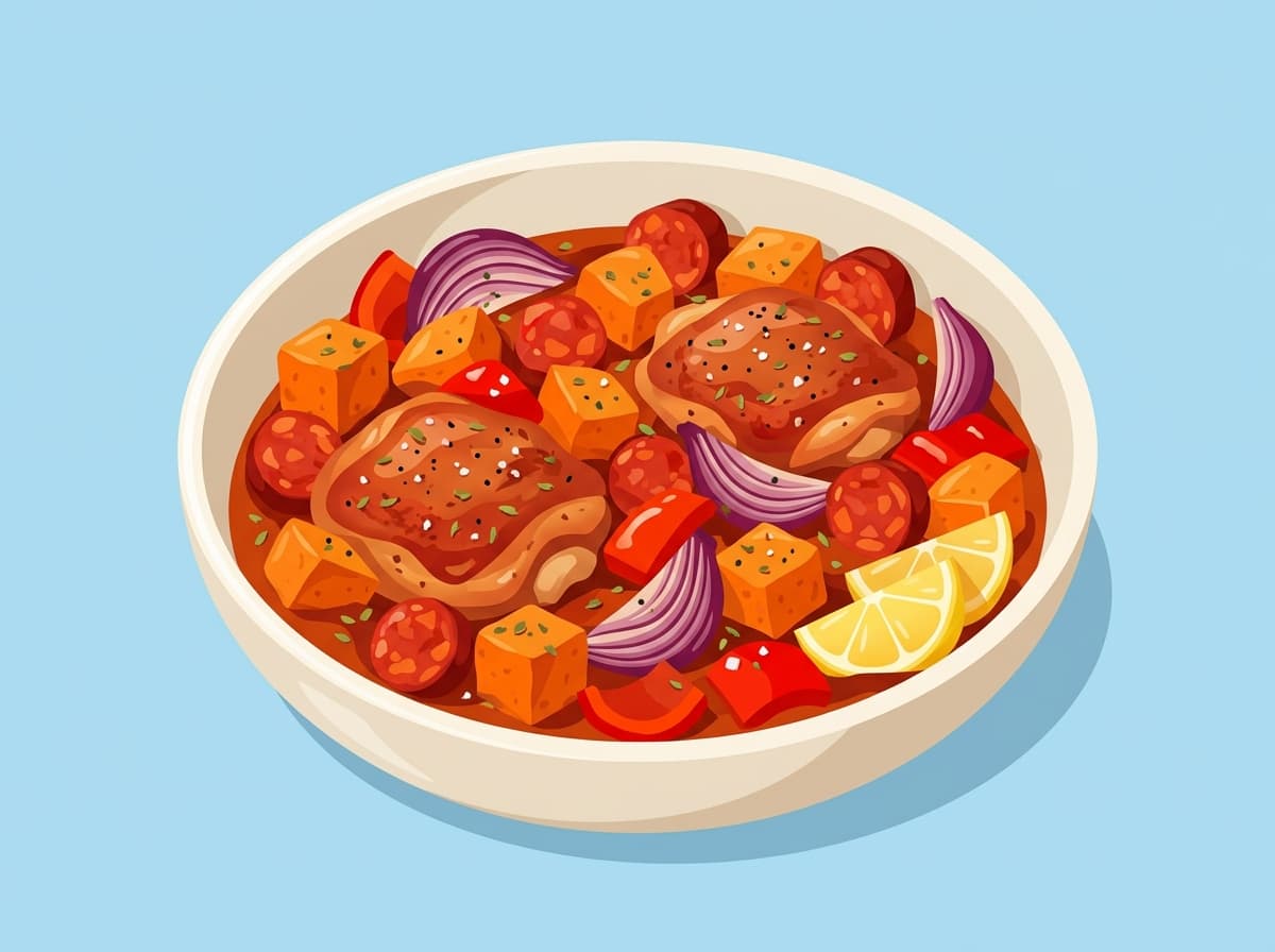 Chicken and Chorizo Traybake