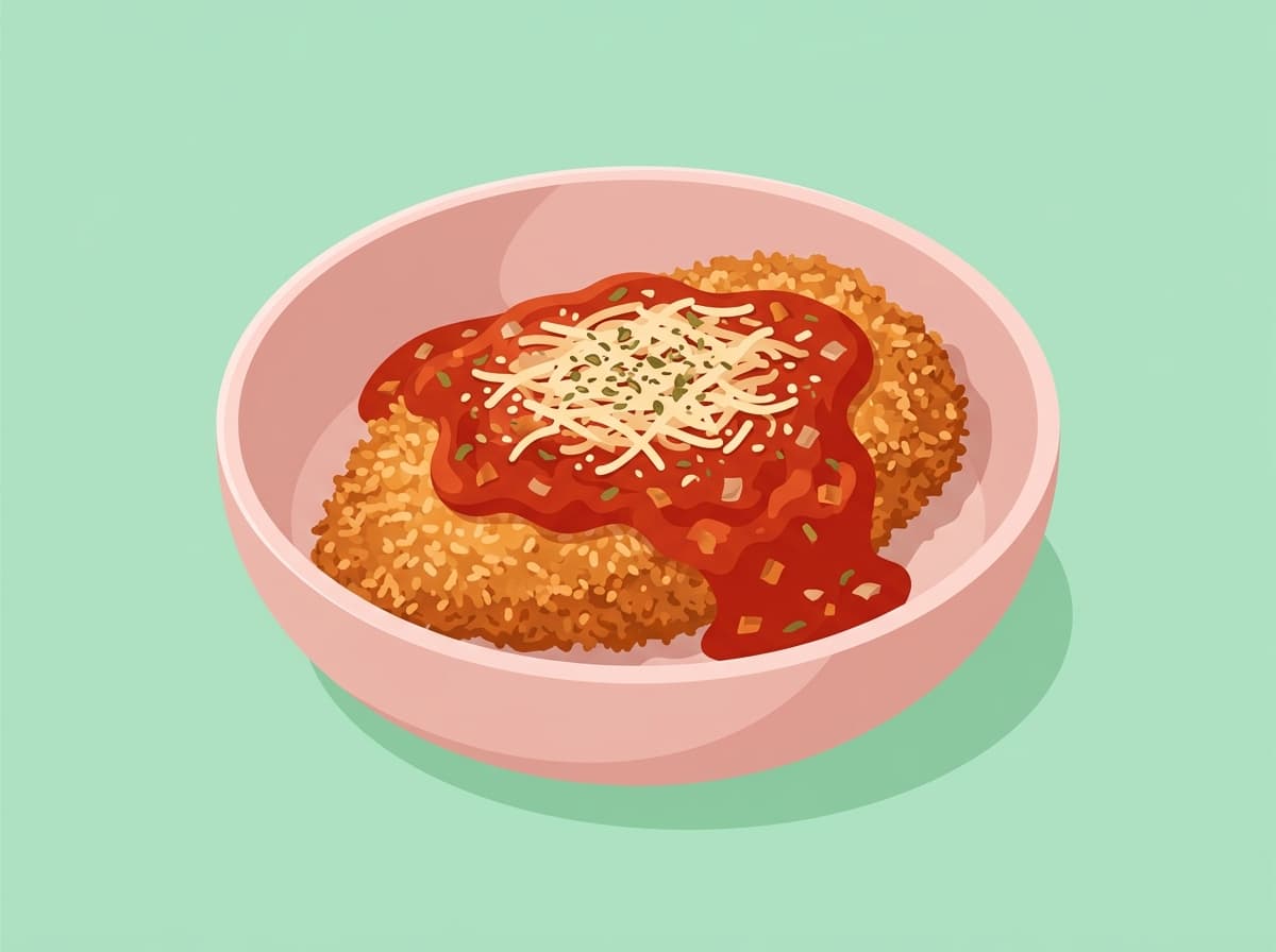 Tomato Cheese Chicken Cutlet