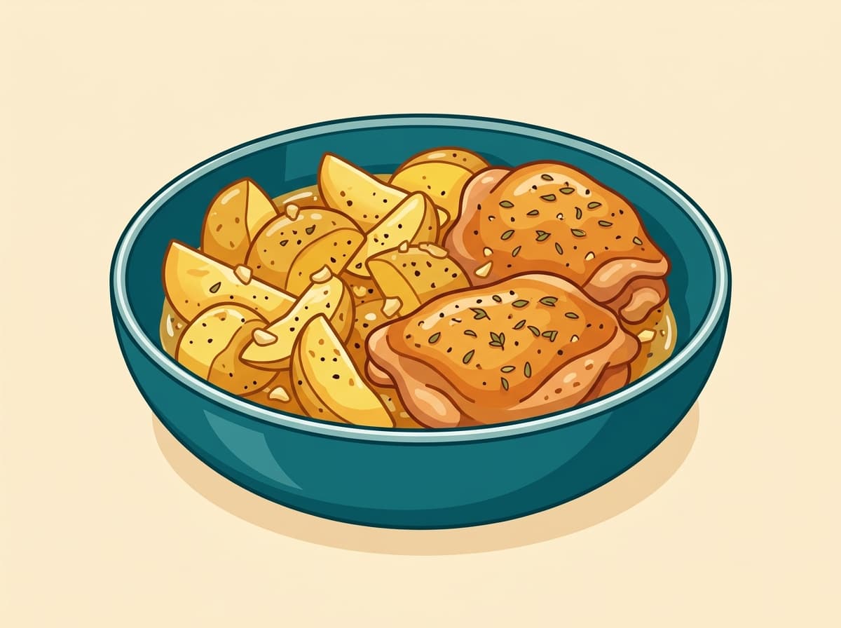 Greek Lemon Chicken and Potatoes